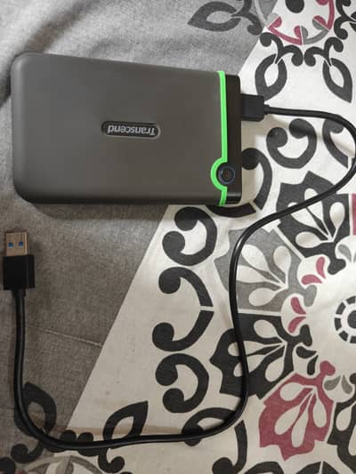 Transcend StoreJet External Hard Drive 1TB - 100% Heatlth
