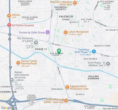 CORNER 4 MARLA COMMERCIAL PLOT LOCATED IN CCA-1 BLOCK OF DHA RAHBAR PHASE 11 LAHORE.