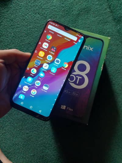 Infinix Hot 8 with box pta officially approved dual sim