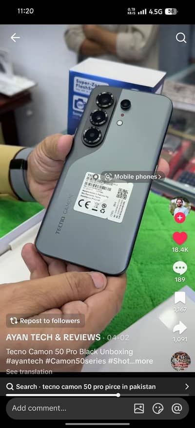 tecno camon 50 pro