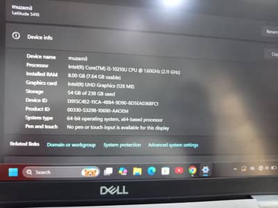 Dell i5 10th generation