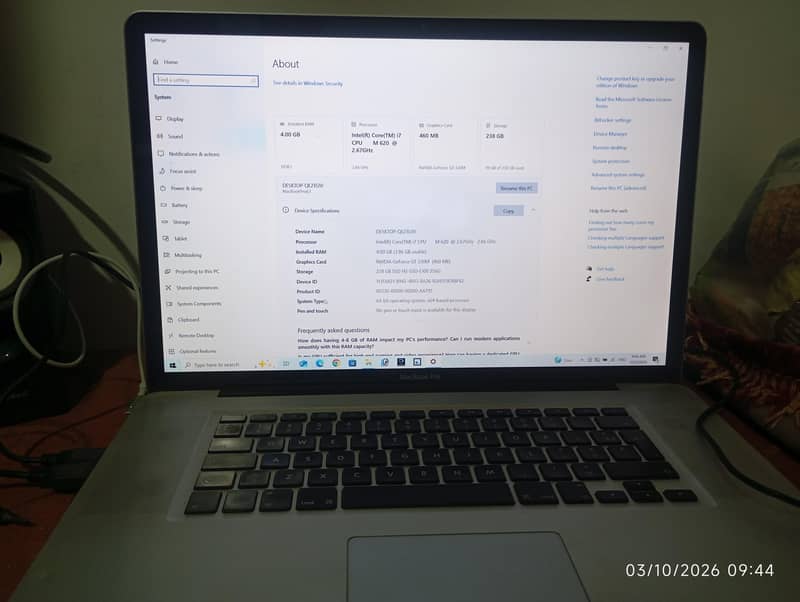 MacBook pro 6 1