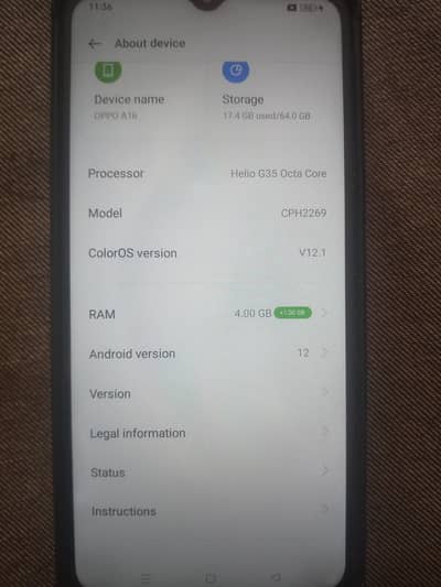 OPPO A16