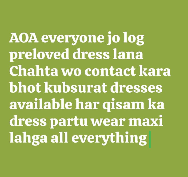 PRELOVED DRESSES AVAILABLE 0