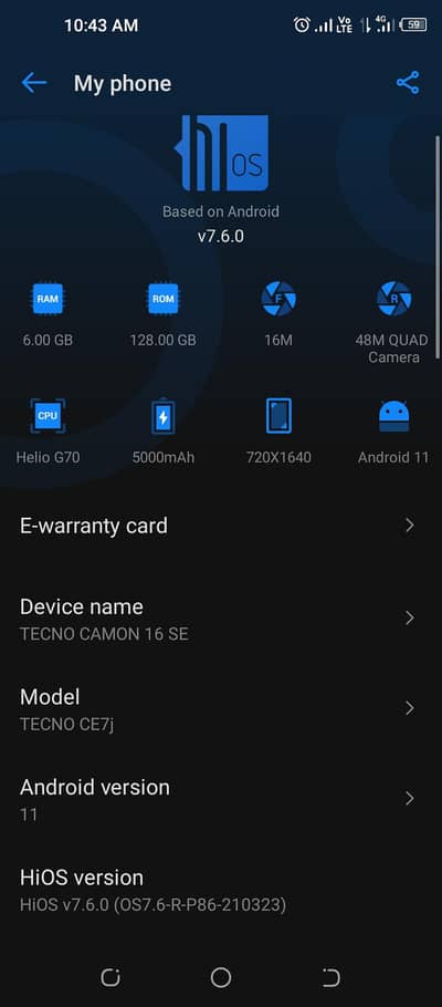 tecno camon 16