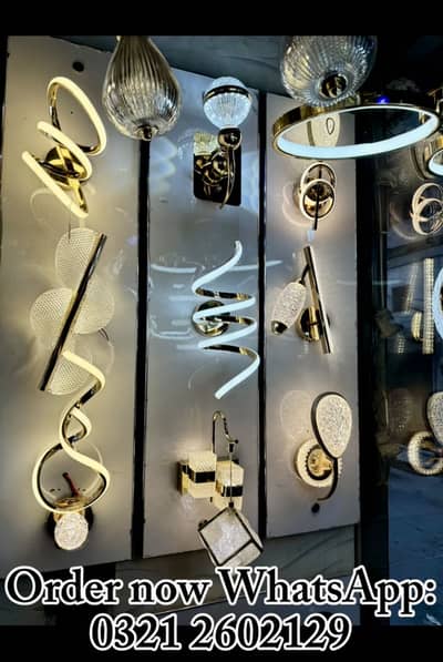 LED jhumars wall lights string lights chandeliers  delivery all pak