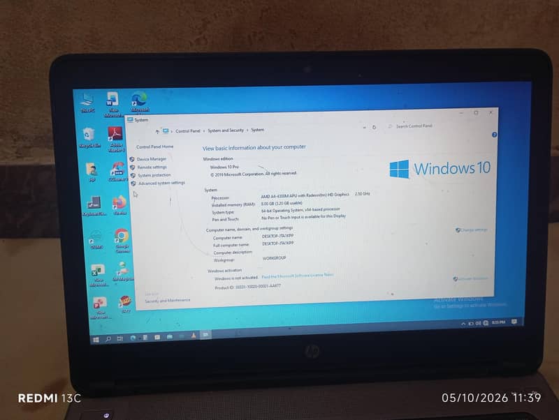 HP laptop 5