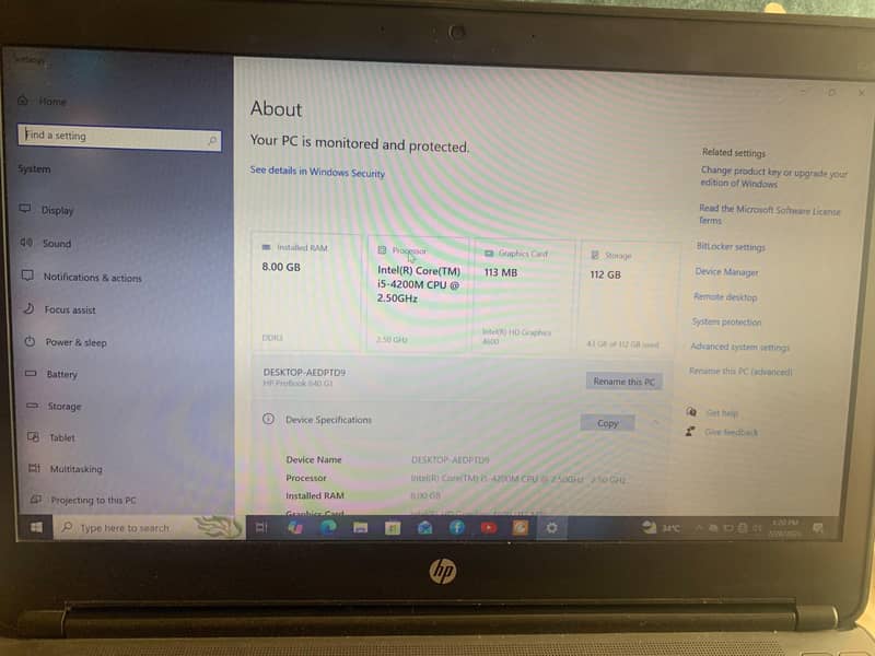 HP PROBOOK 4TH GENERATION 1