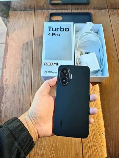 Redmi Turbo 4 Pro 16GB 256GB 90 watt charger box 10/10