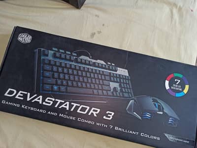 Cooler Master Devastator 3 Gaming Mechanical Lighting Keyboard & Mouse