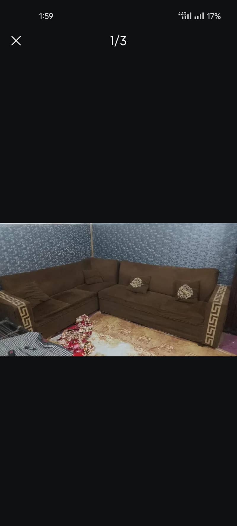 L Shaped sofa 0