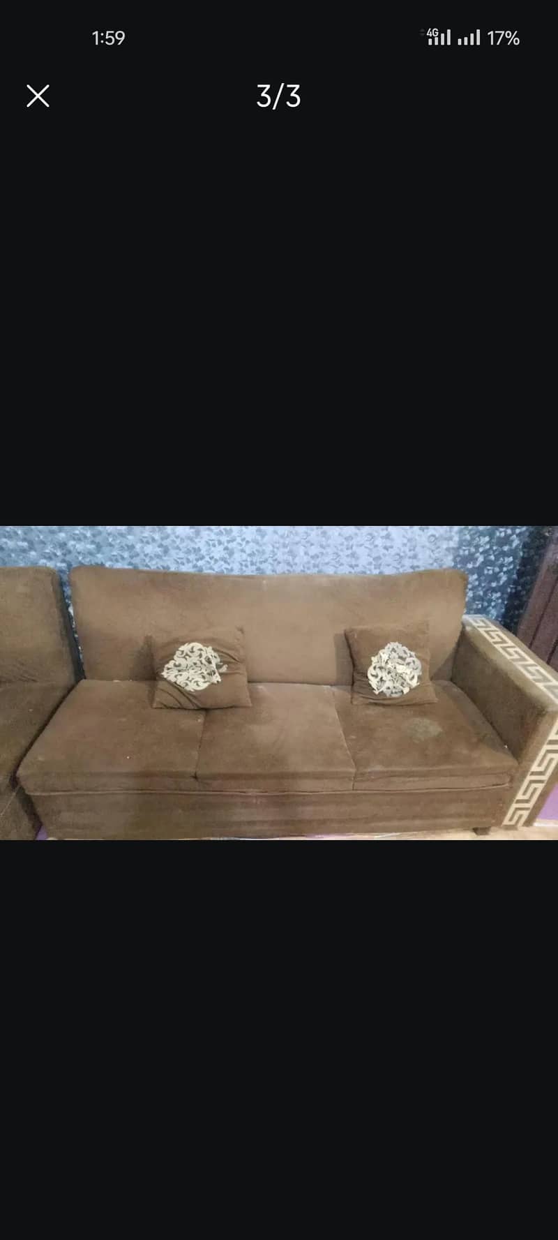 L Shaped sofa 1