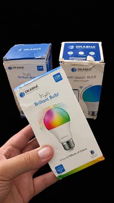 Okasha WiFi Smart Bulb 12W Multicolor – Working Condition Description: