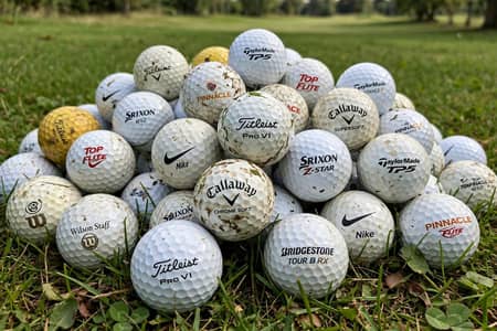 Original Used Golf Ball Lot 22 Pcs