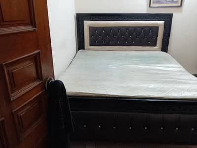 Double bed with metress