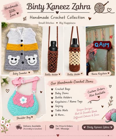 handmade crochet items