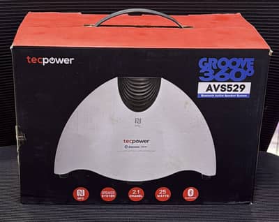 TecPower AVS529 Groove 360 Wireless/Bluetooth NFC Speaker (Imported)