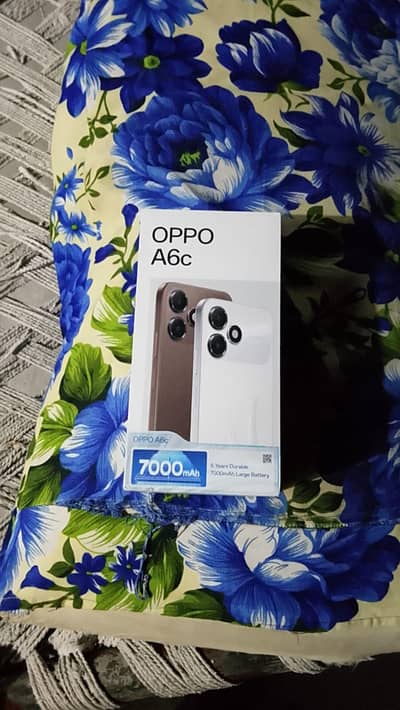 OPPO A6c just box open
