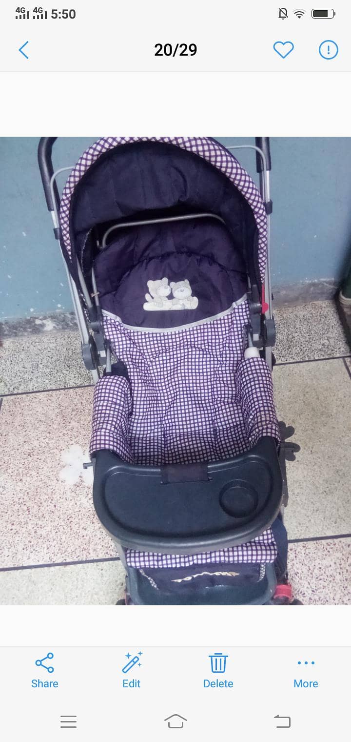 pram ba strollers condition is good 0