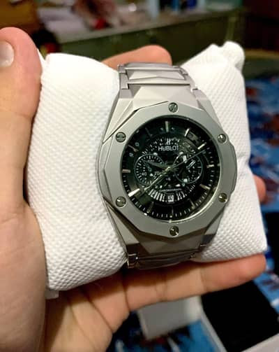 DIAMOND CUT | HUBLOT | SILVER BLACK