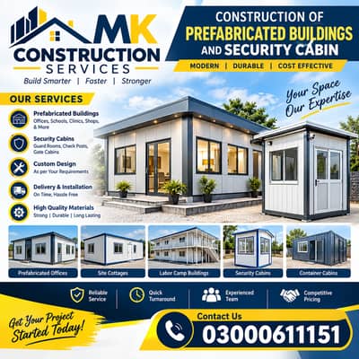 Prefabricated Buildings, Security Guard Cabins installation & Repair