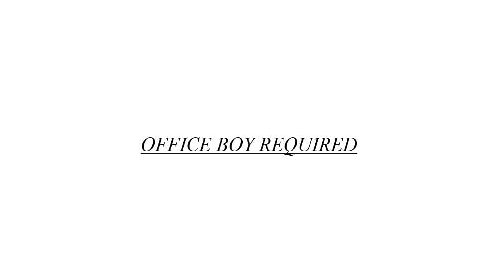 Office Boy 0
