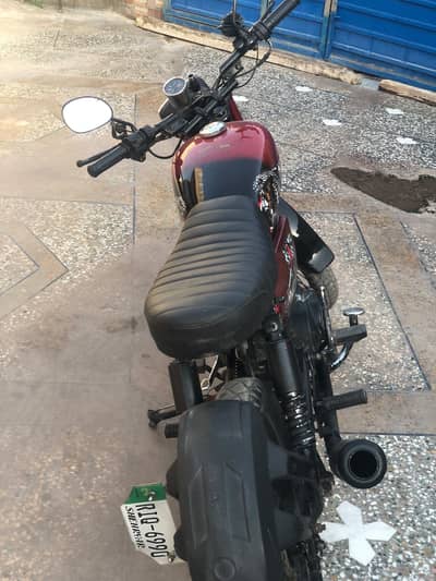 Modified bullet cafe racer