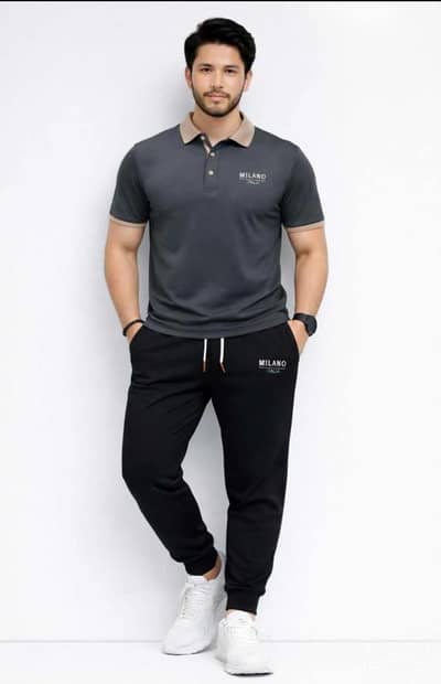 Men's Milano Italia Premium Polo Shirt & Trackpants