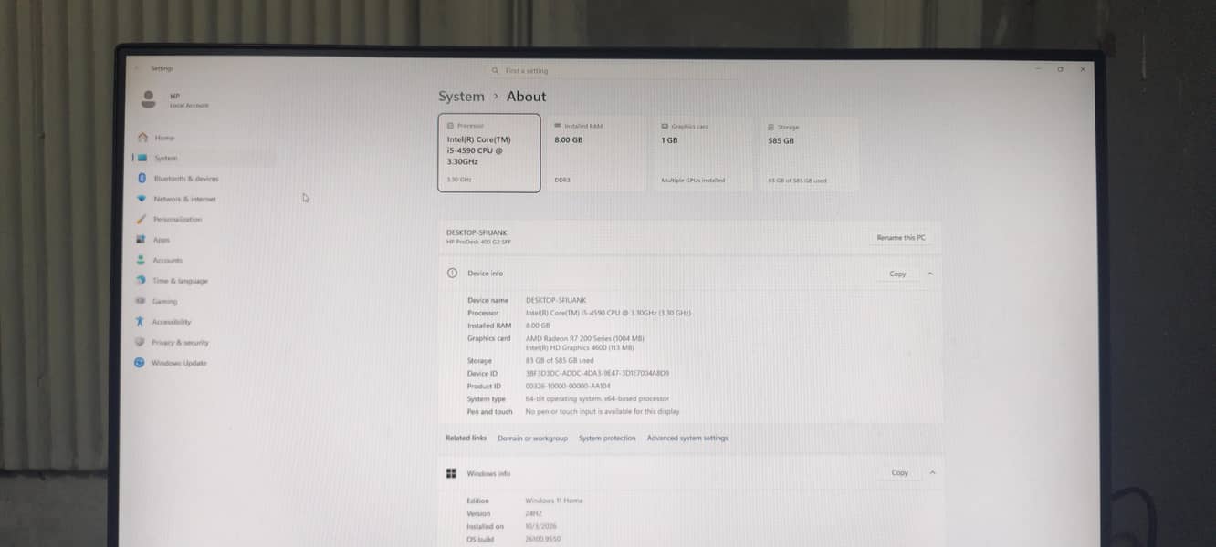 HP Core i5 4th generation 1