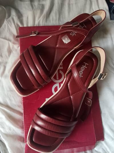 women Maroon Sandals