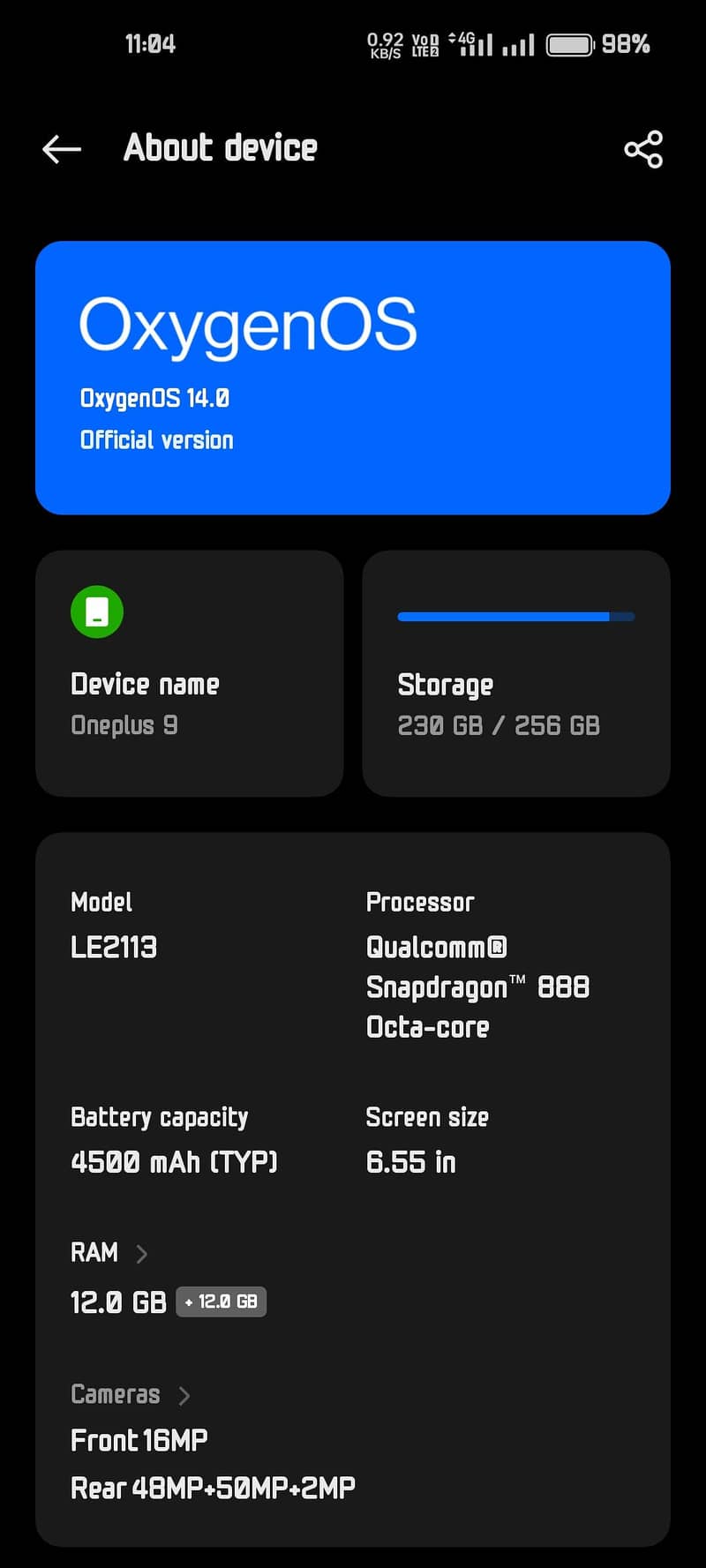 One Plus 9 5