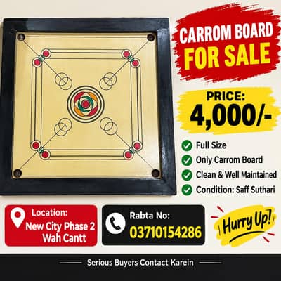 Carum board FOR SALE
