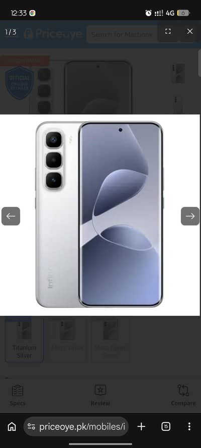 Infinix Hot 60 Pro Plus / 4months warranty