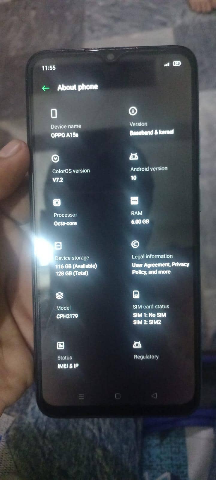OPPO A15s. exchange possible 3
