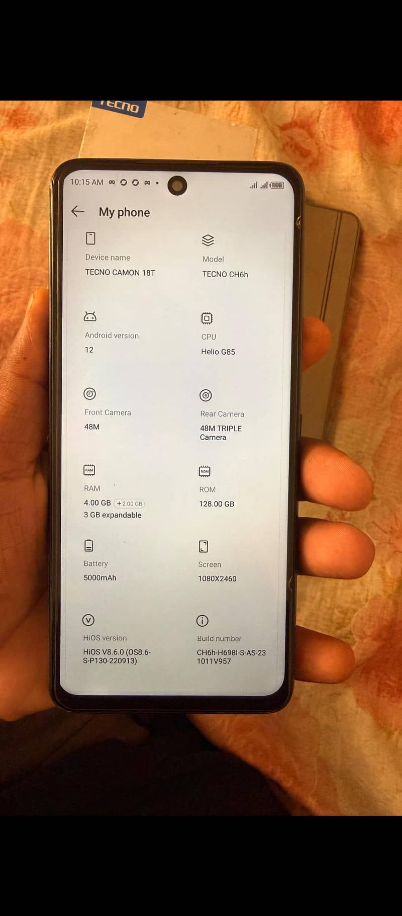 Tecno CAMON 18T 2