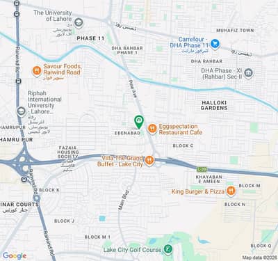 Prime 5 Marla Plot For Sale In VIP Block, Edenabad Lahore