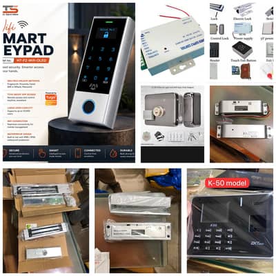 zkteco Biometric Attendance Machine security entry office door lock