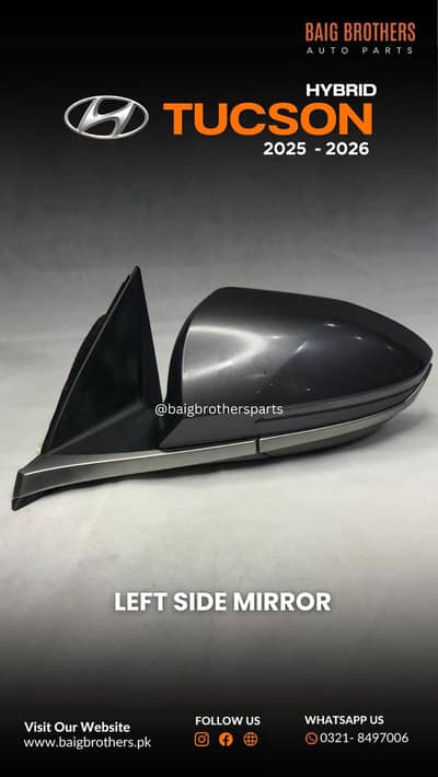 Hyundai Tucson Elantra Hybrid Sonata Side Mirror Glass Cover Indicator