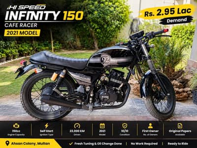 # Hi Speed Infinity 150 2021  | First Owner | 23,000 KM