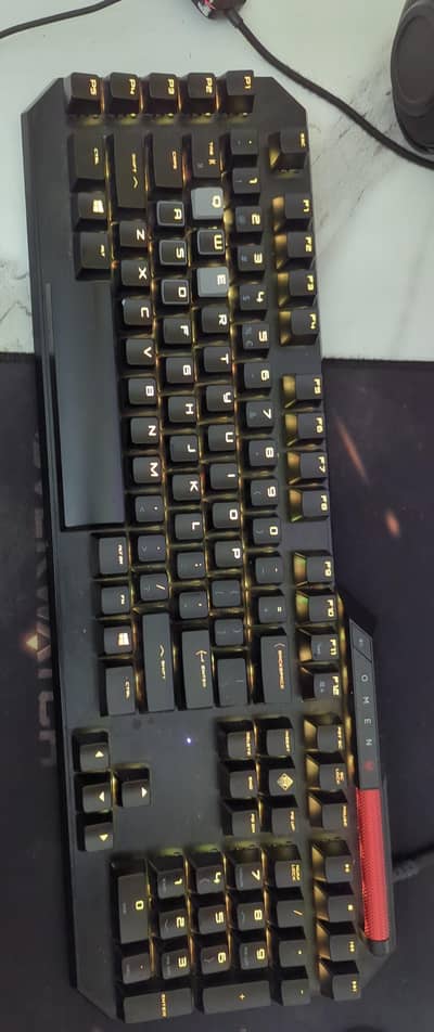 HP OMEN Sequencer RGB Keyboard with box | Mechanical Blue switch
