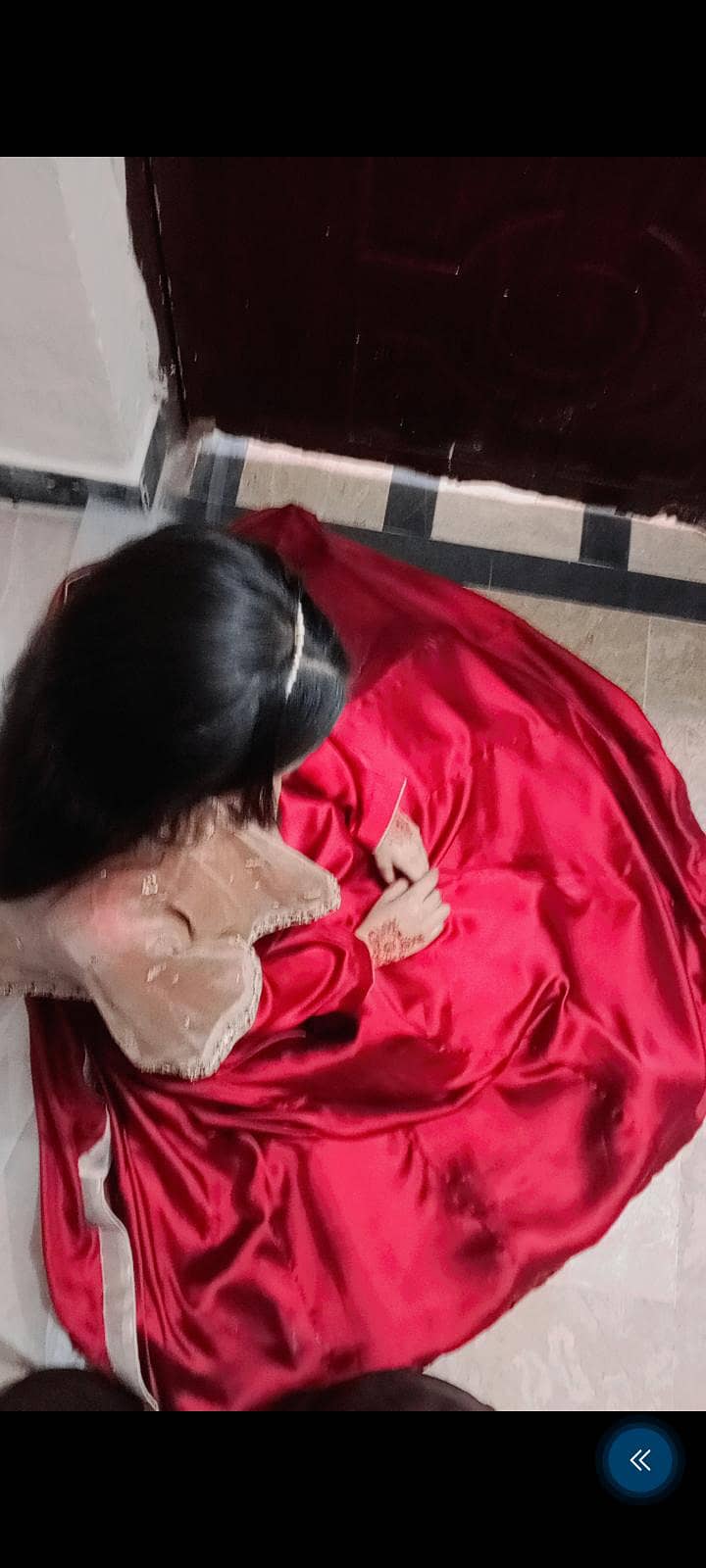 Stylish Red cape Maxi- customize 4