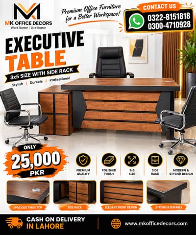 Executive Office Table |  Office Furniture | Office table | tables