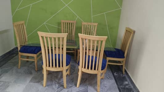 Dining table with chairs for sale