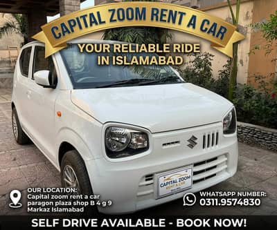 self rent a car/ rent a car islamabad / alto , brv for rent on self