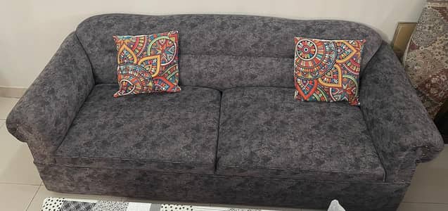 5-Seater Sofa Set (3+1+1), Wooden Jhoola, Diwan Bed