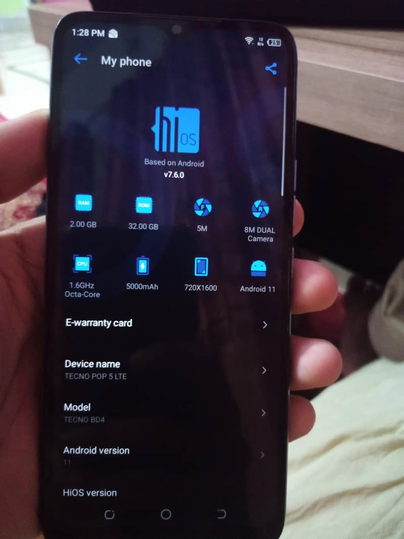 Tecno Pop 5 7