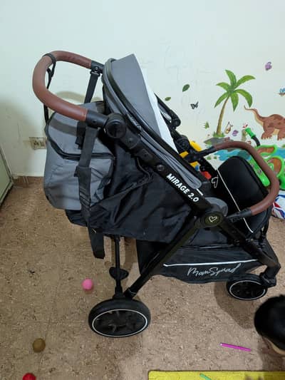 Mom Squad Stroller MQ 619-GY - 0294859