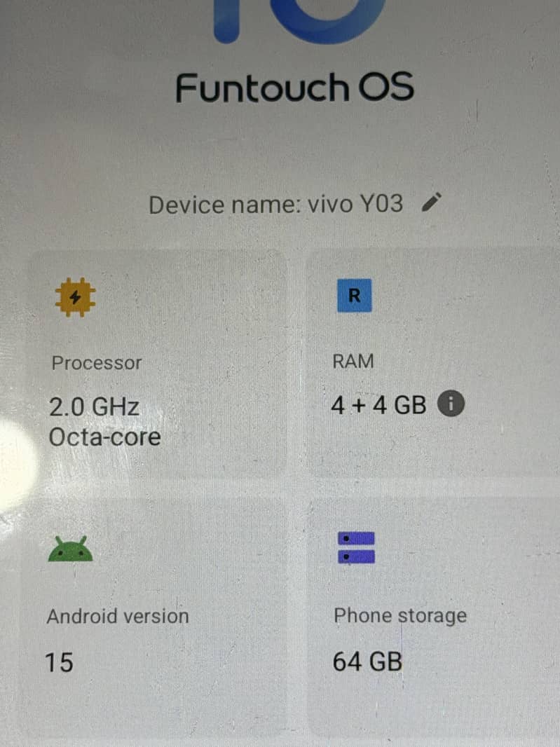 Vivo Y03 0