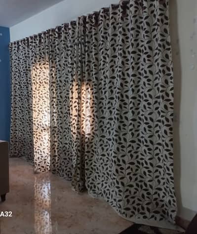 Whole Drawing room curtains for sale. Hieght 9ft & half