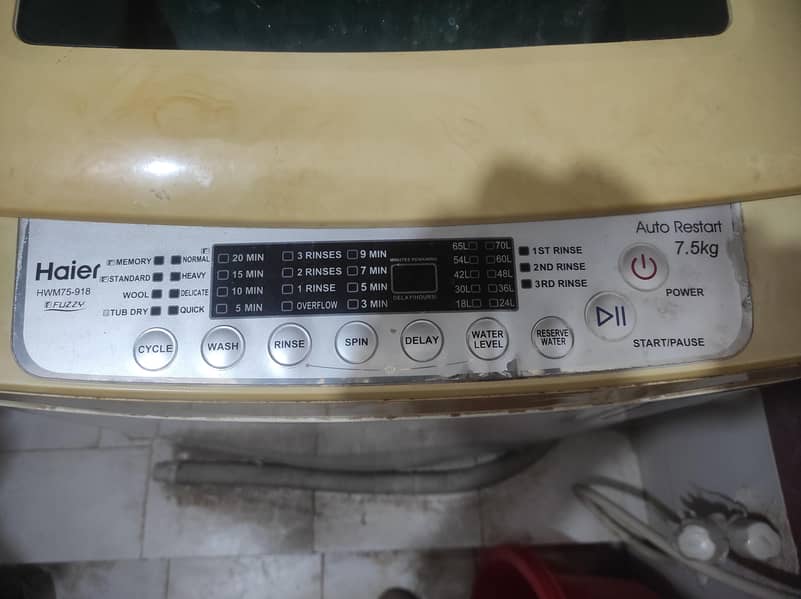 Haier Automatic Top load 1